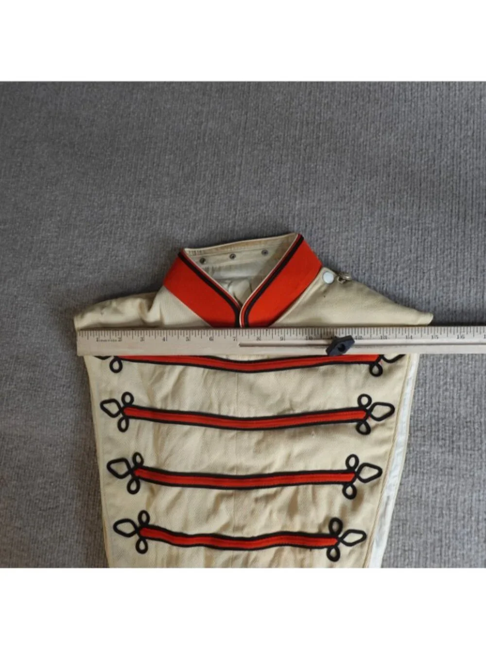 Marching Band Vest  XS Beige Dunbar Vintage Ostwald 70s